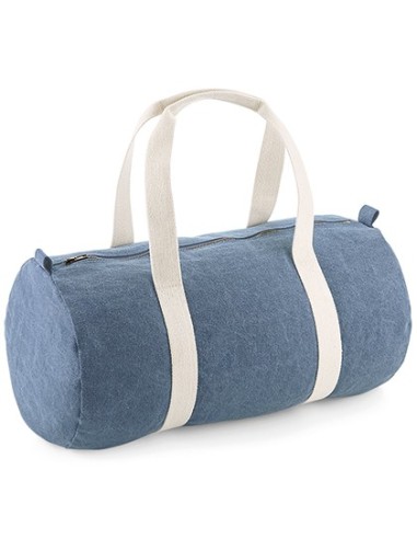 B-BG646-Denim Barrel Bag